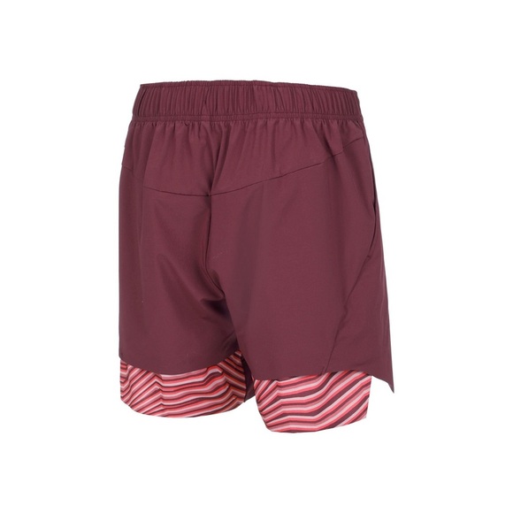 Nike Men Dri-Fit Court Slam RG Shorts Burgundy Dark Red, Antique Pink Sz. MEDIUM - Picture 2 of 6